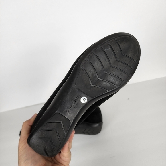 Aquatalia suede ankle wedge booties, size 8 - Picture 5 of 6